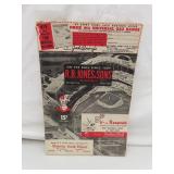 1955 Kansas City Athletics Official Score Book