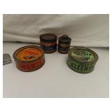 4 Vintage Advertising Tins