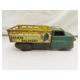 Vintage MAR Deluxe Delivery Truck 11&1/4"