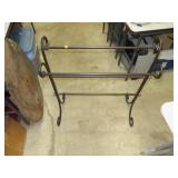 NO SHIPPING - Wrought Iron Quilt Rack = 32&1/4" x