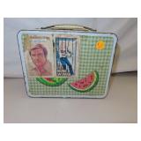 Vintage Ohio Art Tin Lunch Box = 8&3/4" x 7" x