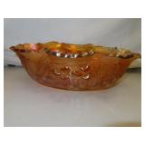 Antique Dugan Wreathed Cherry Banana Boat