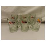 6 A&W Root Beer Mugs 5&3/4"