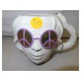 Hippie Girl Vase = 4&1/2"