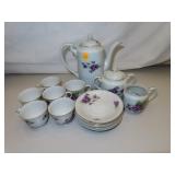 Vintage Occupied Japan 15 Piece Demitasse Tea Set