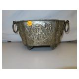 Vintage Silverplate Handled Bowl 10" x 5&1/2"