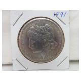 1891 Morgan Silver Dollar