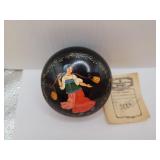 Small Black Laquer Trinket Box