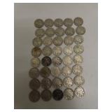 Lot of 40 Buffalo Nickels