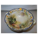 Antique NIPPON (M) Hand Painted Bowl 8&1/4" x