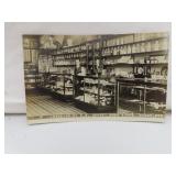 c1910 RPPC Interior O.E. Copes Drug Store Avoca,