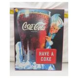 Coca-Cola Wood Sign 20" x 15&3/4"