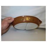 Vintage Pyrex 1&1/2 Quart Divided Casserole