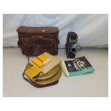 Vintage Tower 8MM Movie Camera & Films -Untested