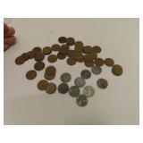 50 Wheat Pennies (7 are lead pennies)