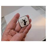 Vintage Siam Sterling Silver Brooch Pin