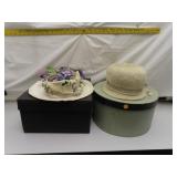 4 Antique Ladies  Hats & Boxes - The Merrimac is