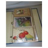 Notebook with Appr 95 Postcards & more