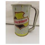 Vintage Falstaff Beer Can Mug (Omaha listed under