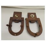 Set of 2 National Mfg Co Big 4 Barn Door Pulley