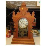 Antique Gilbert Eagle Shelf 8 Day Clock (Running)