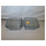 2 Vintage Fire King Philbe Refrigerator Dishes
