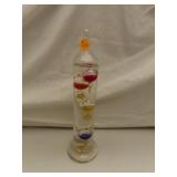Vintage GALILEO THERMOMETER Floating Glass