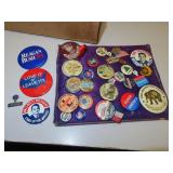 Assorted Vintage Pinbacks (as shown)