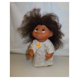 Vintage 1977 Thomas Dam Troll Doll = 9"