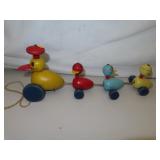 Vintage Fisher Price Pull Toy = 14"