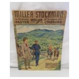 Vintage 1950 Miller Stockman Supply Company Denver