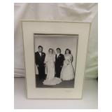 Vintage Black & White Wedding Photo 8x10
