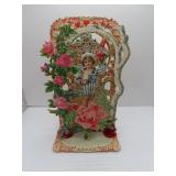 Antique Die Cut Valentine Card (Germany) 7&1/2" x