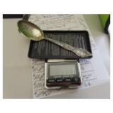 2.0 grams Sterling Silver Souvenir Spoon = Ackley,