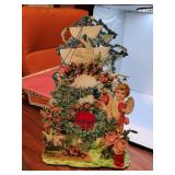 Large Antique Die Cut (Germany) Valentine 10&3/4"