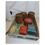 Vintage Advertising Grease Cans & more