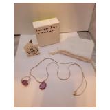 OVC Lavender Ring (Size ) & Necklace Set