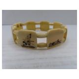 Alaskan Eskimo Scrimshaw Bracelet