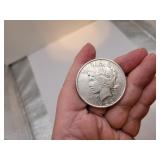 1923 D PEACE Silver Dollar