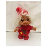 Vintage 1980 Dam Christmas Troll = 9&1/2"