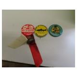 3 Vintage Pinbacks (see photos)