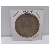 1921 P Morgan Silver Dollar