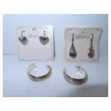 3 Pair fo Brighton Pierced Earrings