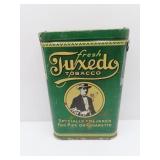 Vintage Tuxedo Tobacco Tin - FULL 4&1/2" tall