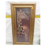 NO SHIPPING -Giraffe Print - Wall Decor= 24&1/2"x