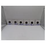 6 = 1903 Indian Head Pennies