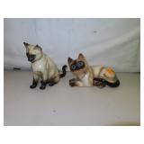 Vintage Lefton Cat & Enesco Cat Banks = 5" and 6"