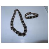Necklace & Bracelet Set (unsigned)