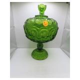 Vintage Moon & Stars Covered Compote