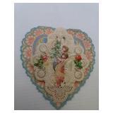 Vintage Valentine Card = 7&1/4" x 7"
